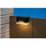 Grundig Lampe Solair Exterieur Pack de 4 - Lumiere Solaire Exterieur pour Terrasse et Clôture - Lumière Blanche Chaude Ambiante