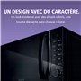 Brabantia Micro-ondes avec Fonction Gril 700W – 13 Programmes Automatiques, 6 Niveaux de Puissance & Minuteur Digital – Noir, BB