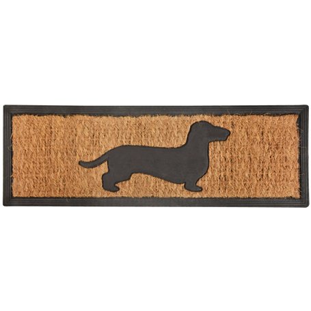 Esschert's Design RB171 Paillasson en Caoutchouc et Fibre de Coco Motif Chien