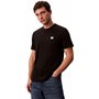 Calvin Klein T-Shirt Manches Courtes Homme Badge Jersey Classic Tee en Coton