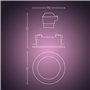 Philips Hue White & Color Ambiance Centura downlights ronds 1 pack, plafonniers à intensité variable, contrôle intelligent de la