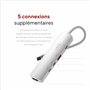 LINQ Connects Hub Multiport 5-en-1 Pro-C avec HDMI 4K - 10Gbps - Compatible avec Ordinateurs Portables et Tablettes