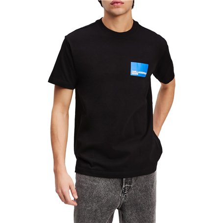 KARL LAGERFELD JEANS Regular Short Sleeve Box Logo Tee T-Shirt