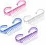 Set de 4 Brosses à Ongles à Manche