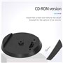 Support Vertical pour PS5 Console de Jeu, Support de Fixation de Quai Vertical Professionnel Base de Console de Jeu Peu Encombra