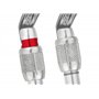 PETZL Am D, Mosquetón de aluminio asimétrico Gris