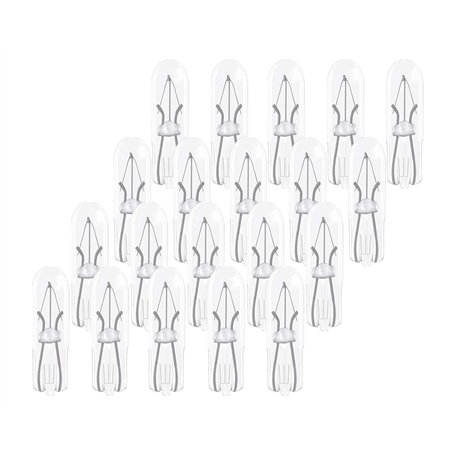 Magnet - Lot 20 Ampoules Halogène Wedge Témoin Chaude 3200K - 12V 1.2W T5 w2x4.6d - Pour Tableau de Bord