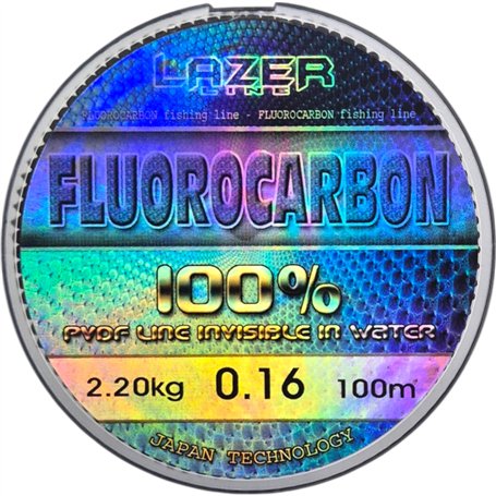LAZER LINE Fil de pêche en fluorocarbone - 100 m de diamètre - 0