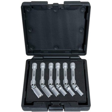 KS Tools 922.4071 - Coffret de douilles longues articulées 3/8'' - Gamme ULTIMATE® - 8 à 16 mm - Montage et Démontage des bougie
