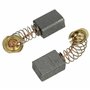 vhbw 2x Balais de charbon pour moteur 6 x 9 x 12mm compatible avec Makita 9524NB
