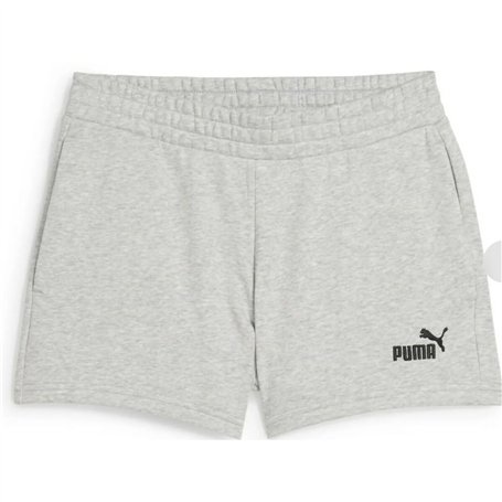 Short de Sport Puma ESS Small No. 1 Logo 4'' Shorts TR Gris