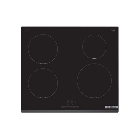 Bosch Série 4 PIE631BB5E Plaque de cuisson à induction TouchSelect PowerBoost intégrée Noir Largeur 60 cm