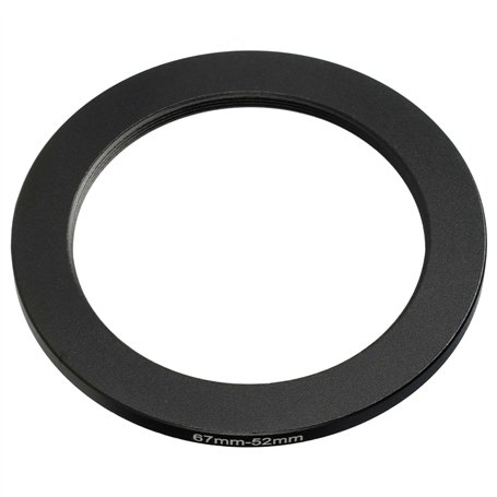 vhbw Bague d'adaptation de Filtre Step-Down de 67 mm vers 52 mm pour Objectif d'appareil Photo - Réducteur