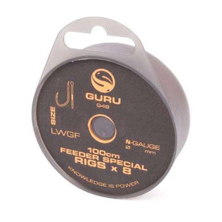 Guru LWGF Feeder | Special Rig | 100cm | # 10 | Bas de Ligne Monté