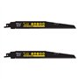 SabreCut SCRS1156XHM_2 Lot de 2 lames de scie sabre en carbure de tungstène variable 6-8 TPI S1156XHM Très rapide pour le bois e