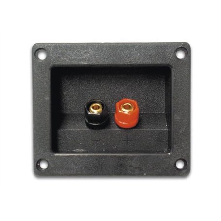 BORNIER POUR ENCEINTE - RECTANGULAIRE - DORE