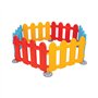 Sport1 Box Funny Fence modulable Box bébé pour aire de jeux en toute sécurité Box enfants avec 6 panneaux colorés et articulable
