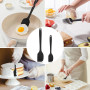 JOOTUEPO 2 Pièces Spatule Silicone, Spatule Cuisine Patisserie, Silicone Résistant à la Chaleur Antiadhésifs Ustensiles à Maryse