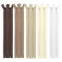 MARARDI [Pack 10] Fermetures Éclair à Glissière Invisibles [Nude] Nylon [22 cm] Couture de Vêtements Sacs Ruban Tissu en Coton C