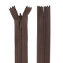 MARARDI [Pack 10] Fermetures Éclair à Glissière Invisibles [Nude] Nylon [60 cm] Couture de Vêtements Sacs Ruban Tissu en Coton C
