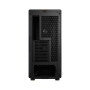 Fractal Design North Charcoal Black Tempered Glass Dark - Façade en Bois de Noyer – Panneau latéral en Verre – Deux Ventilateurs