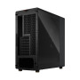 Fractal Design North Charcoal Black Tempered Glass Dark - Façade en Bois de Noyer – Panneau latéral en Verre – Deux Ventilateurs