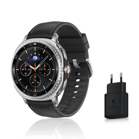 Samsung Galaxy Watch8 Classic, Montre Connectée, Couronne rotative, Galaxy AI, Coach Sommeil, Coach Running, Bluetooth, 46mm, No