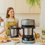 Cecotec Robot de Cuisine Multifonction avec Distributeur d'Aliments Mambo CooKing Total Gourmet. 2200 W, 45 Fonctions, Recettes 