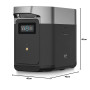 Batterie supplémentaire EcoFlow DELTA 2, capacité ajoutée de 1 kWh pour alimentation de secours domestique, batterie portable po