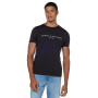 Tommy Hilfiger T-Shirt Manches Courtes Homme Core Tommy Logo Col Ras-du-Cou