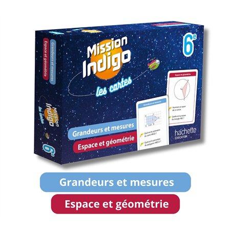 Mission Indigo Les cartes - Grandeurs et mesures / Espace et géométrie - 6e - Ed. 2024