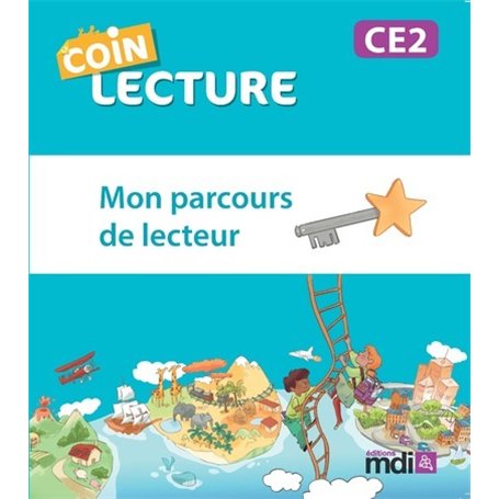 Coin lecture CE2 Mon parcours de lecteur - Cahier élève - 5 exemplaires