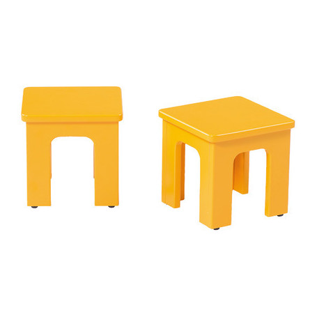 Lot de 2 Tabourets Vitamine