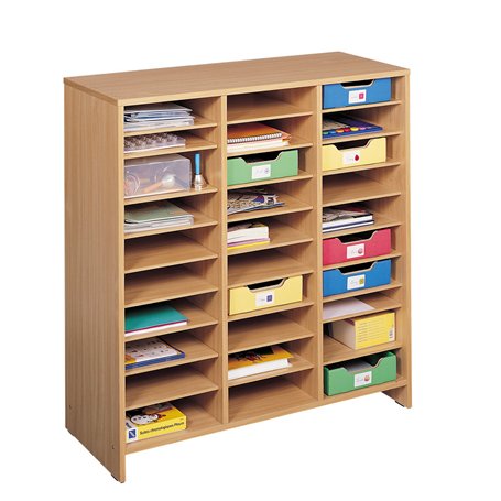 Grand meuble à cases - hêtre