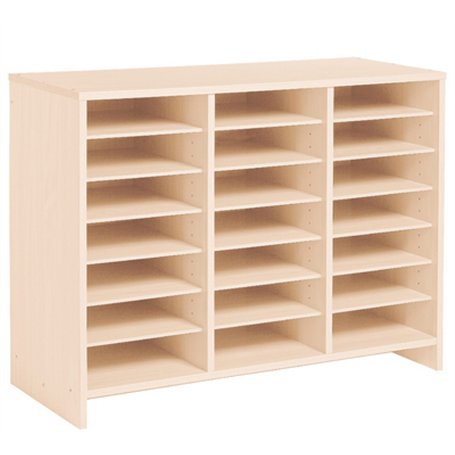 Meuble moyen à cases - bouleau