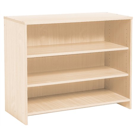 Meuble moyen à étagères - bouleau