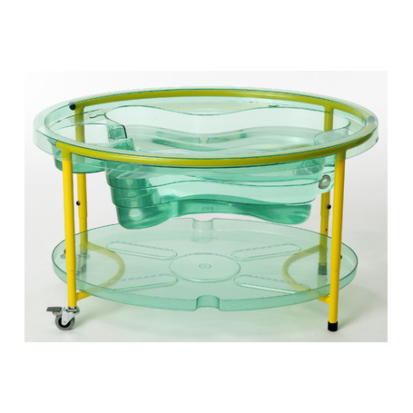 Petit bac à eau et à sable transparent