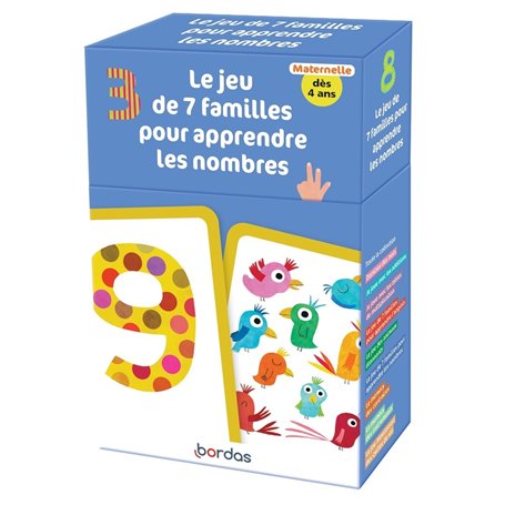 Le jeu de 7 familles pour apprendre les nombres
