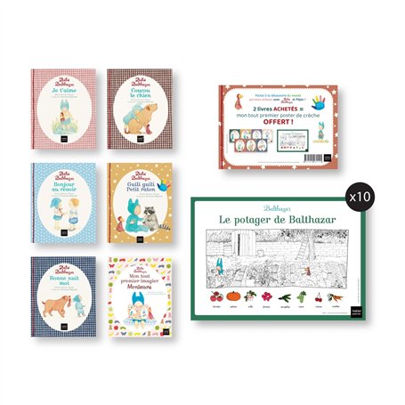 Colis BB Balthazar 26ex LDS +Chev+Posters