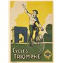 Affiche des Cycles Triomphe