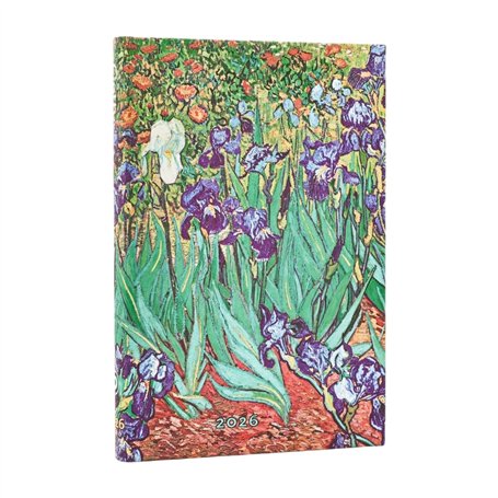 12 Mois 2026 Iris de Van Gogh Mini Vertical
