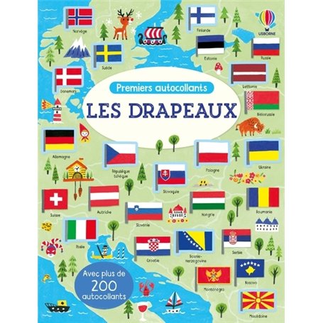 Les drapeaux - Premiers autocollants