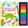 Les dinosaures - Dessine avec les doigts - Dès 4 ans