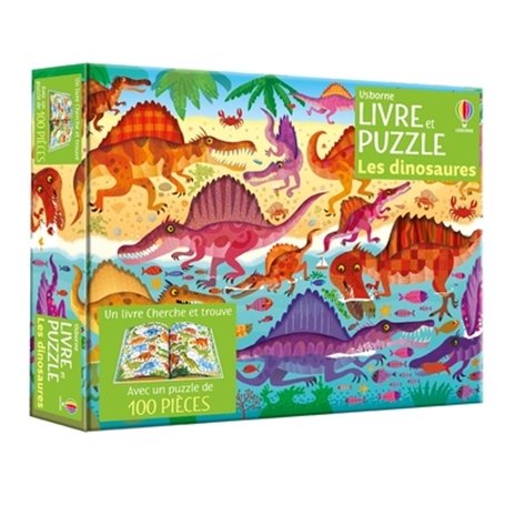 Les dinosaures - Coffret livre et puzzle