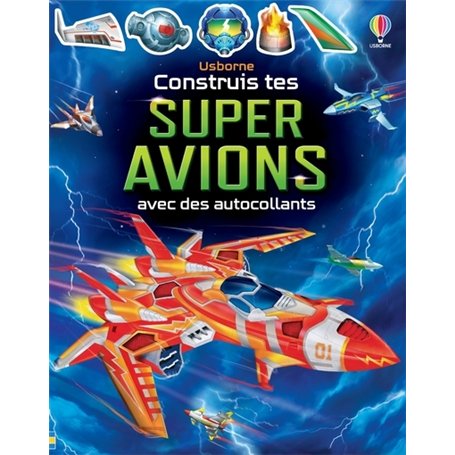 Construis tes super avions avec des autocollants - dès 5 ans
