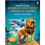 Construis tes animaux dangereux et tes animaux marins avec des autocollants - Dès 5 ans