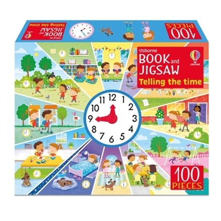 Usborne Book and Jigsaw - Telling the Time
