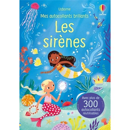 Les sirènes - Mes autocollants brillants - Dès 3 ans