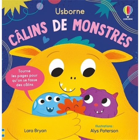 Câlins de monstres - Mon livre des câlins - Dès 1 an