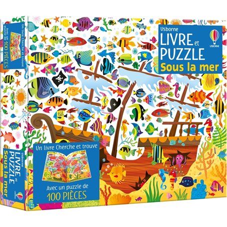 Sous la mer - Coffret livre et puzzle - Dès 5 ans
